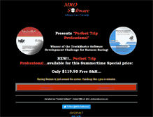 Tablet Screenshot of harnessracingsoftware.com